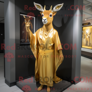 Mascot character of a Gold...