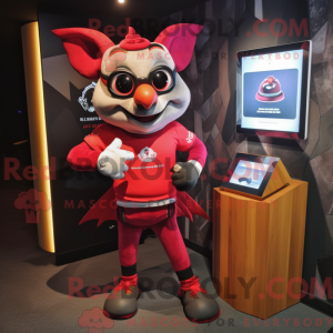 Mascot character of a Red...