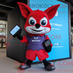 Mascot character of a Red...