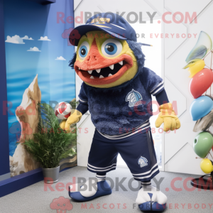 Maskotki av en Navy Piranha...