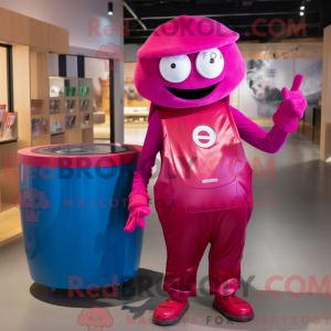 Personagem de máscara de...