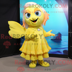 Mascot character of a Lemon...