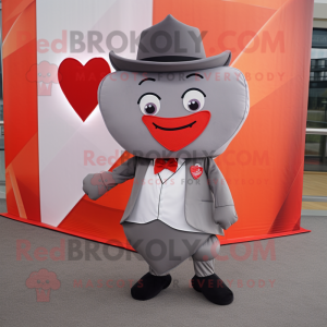 Gray Arrow Of Love maskot...