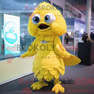 Mascot character of a Lemon...