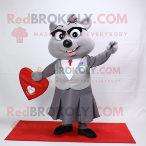 Gray Arrow Of Love maskot...