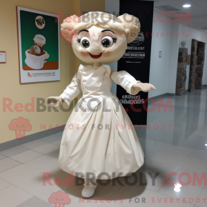 Postava maskota béžové...
