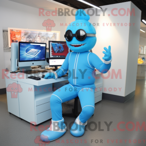 Mascot character of a Sky...