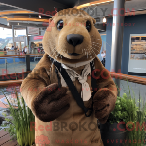 Mascot karakter van een...