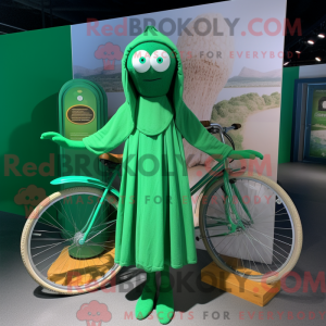 Mascot character of a Green...