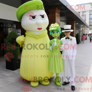 Mascot character of a Lime...