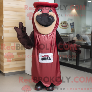 Mascot character of a Bbq...