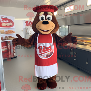 Mascot character of a Bbq...