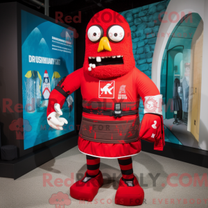 Mascottekarakter van een...