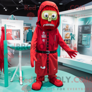 Mascot character of a Red...