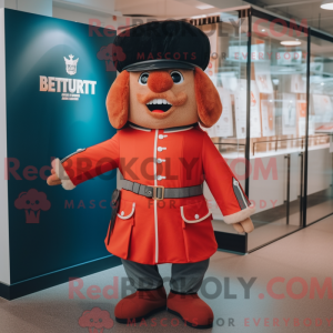Maskot postava Rust britské...