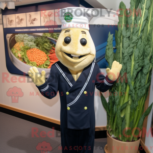Mascot character of a Navy...