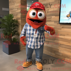 Postava maskota Red Fish...