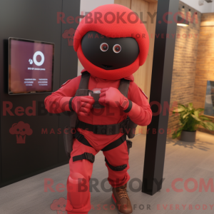 Mascot character of a Red...