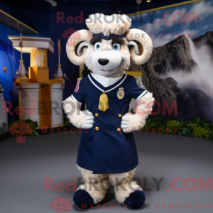 Postava maskota Navy Ram...