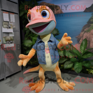 Mascot character of a Peach...