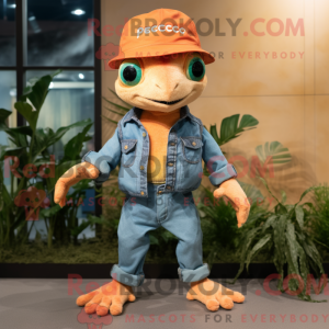 Mascot character of a Peach...