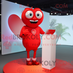 Mascot character of a Red...