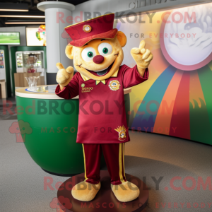 Mascottekarakter van een...