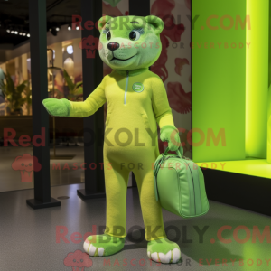 Mascot character of a Lime...