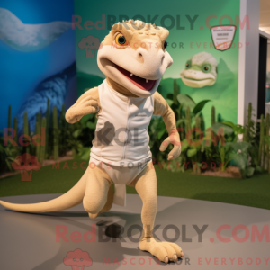 Mascottefiguur van een...
