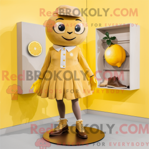 Mascottefiguur van een...