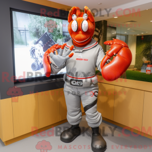 Mascottefiguur van een...