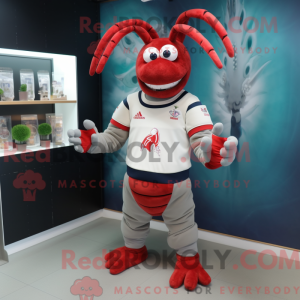 Mascottefiguur van een...