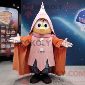 Mascot character of a Peach...