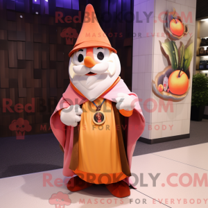 Mascot character of a Peach...