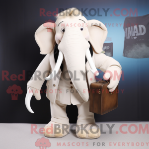 Mascot character of a White...