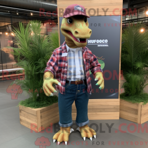 Mascottekarakter van een...