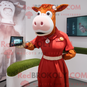 Mascot character of a Red...