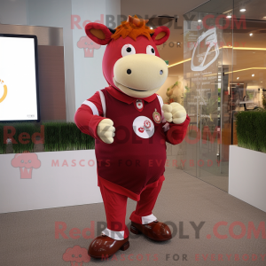 Mascot character of a Red...
