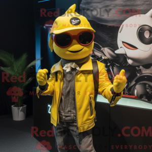 Mascottekarakter van een...