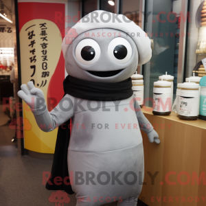 Mascot character of a Gray...