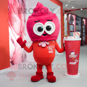 Red Ice Cream maskot...
