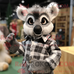 Mascot character of a Gray...