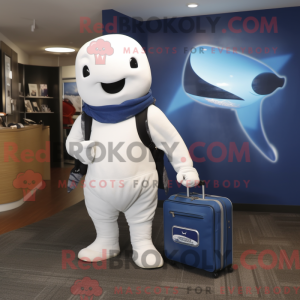 Mascot character of a Navy...