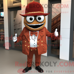 Mascot character of a Rust...
