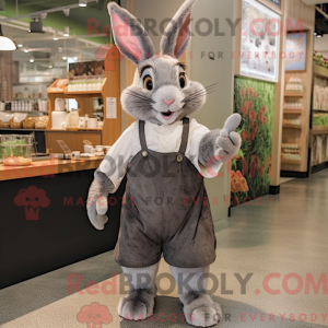 Mascot character of a Gray...