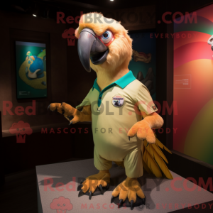 Mascot-karakter av en Tan...