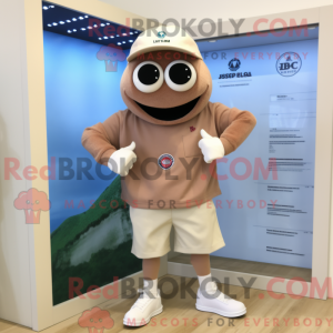 Mascot karakter van een Tan...