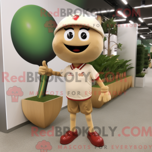 Maskot-karakter af en Tan...