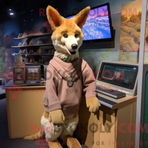 Mascottekarakter van een...