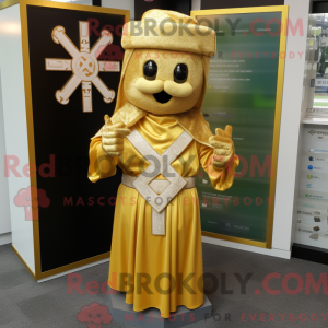 Mascota de una cruz celta...